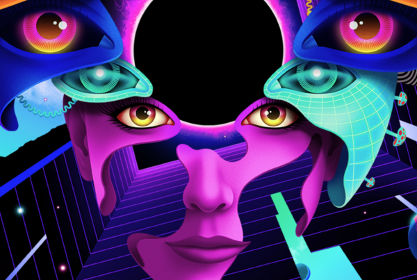 AI created graphical image of faces